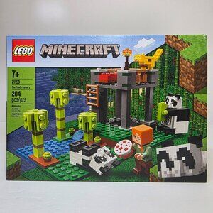 Retired LEGO 21158 Minecraft The Panda Nursery 204 pcs New & Factory Sealed